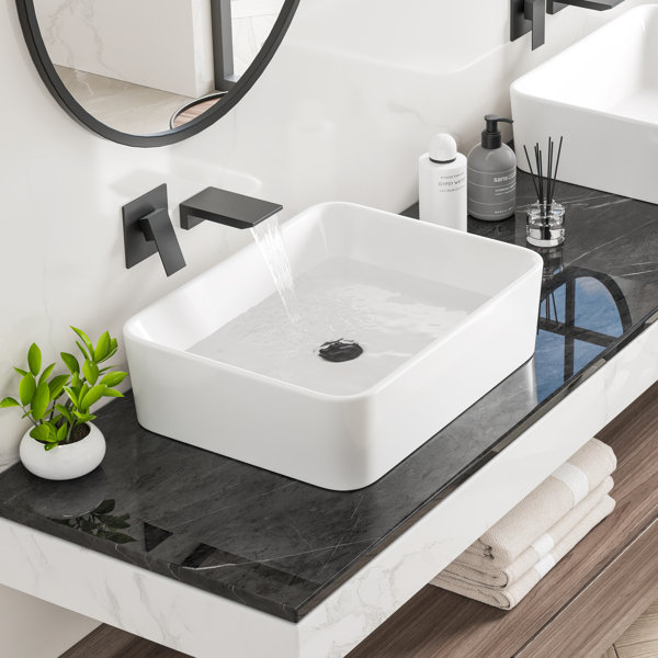 Eridanus Denbigh 480mm x 370mmRectangular White Vitreous China ...